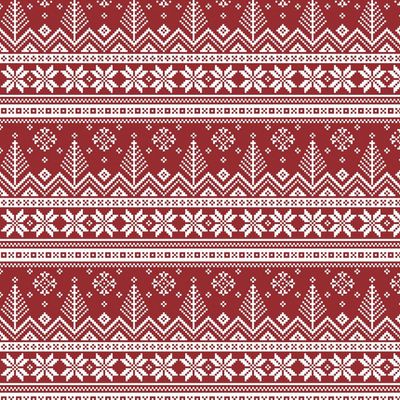 3329682013410-Clairefontaine Alliance - Papier cadeau - 70 cm x 50 m - 60 g/m² - motif sapins scandinaves--1