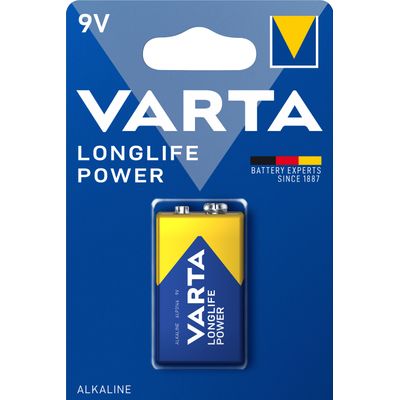 0400794226882-VARTA Longlife Power - 1 pile alcaline - 6LR61 9V--0