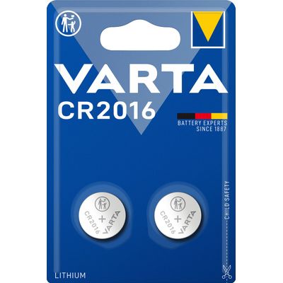 4008496746385-VARTA CR2016 - 2 piles boutons - 3V--0