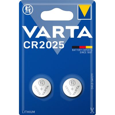 4008496746422-VARTA CR2025 - 2 piles boutons - 3V--0