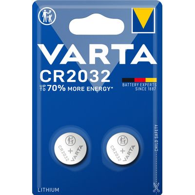 4008496746460-VARTA CR2032 - 2 piles boutons - 3V--0