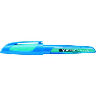 4006381515313-STABILO EASYbuddy - Stylo plume ergonomique - pour gaucher - bleu/turquoise--1