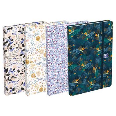 3147280066634-Agenda à élastique Oxford Flowers - 1 semaine sur 2 pages - 10 x 15 cm - disponible dans différents m--0