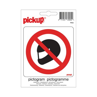 8711234339690-Pickup - Pictogramme - Casque interdit - 100 x 100 mm--0