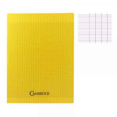 3020120114095-Cambridge - Cahier polypro 24 x 32 cm - 96 pages - grands carreaux (Seyes) - disponible dans différent--3