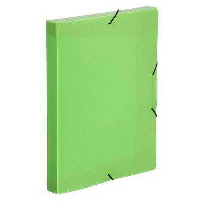 3135250213423-Viquel Propyglass - Boîte de classement plastique - dos 30 mm - vert--0