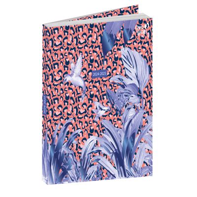 3371010429622-Agenda Jungle Spirit - 1 jour par page - 12 x 17 cm - différents modèles disponibles - Quo Vadis--0