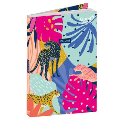 3371010429622-Agenda Jungle Spirit - 1 jour par page - 12 x 17 cm - différents modèles disponibles - Quo Vadis--1