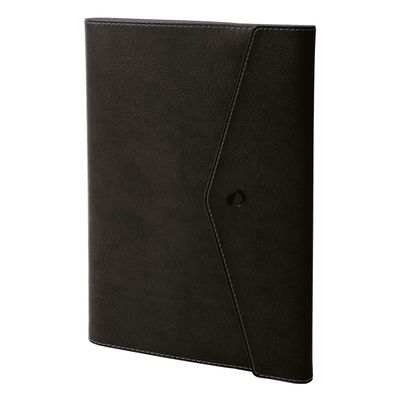 3371010427680-Agenda à spirale Clover Toscana Ministre avec répertoire - 1 semaine sur 2 pages - 16 x 24 cm - noir --0