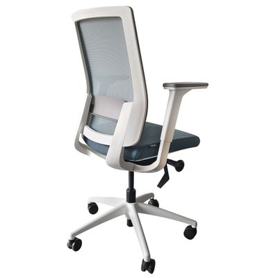 0400794385978-Fauteuil de bureau BRIAN - accoudoirs réglables - appui-tête en option - dossier en résille - Bleu--2