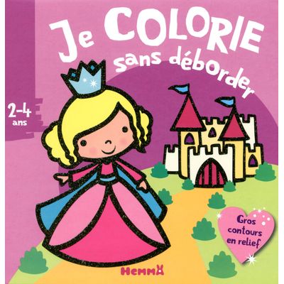 9782508029066-Je colorie sans déborder (2-4 ans) - château princesse--0
