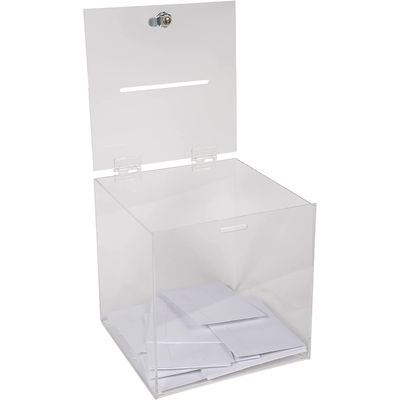 9002493104358-Exacompta - Urne transparente avec couvercle et clé - 25 cm--3