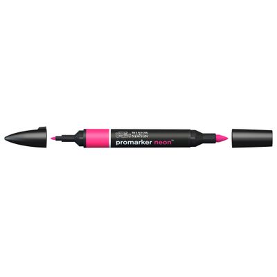884955069134-ProMarker - Marqueur double pointe -  rose néon électrisant--0