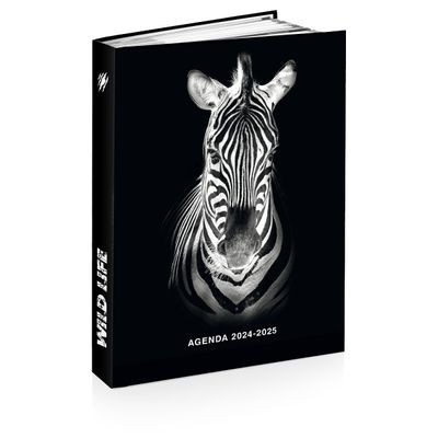 3661507015118-Agenda rasé vif Animaux Wild - 1 jour par page - 12 x 17 cm - différents modèles disponibles - Kid'A--2