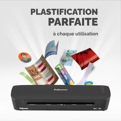 0043859752867-Fellowes Arc A4 - Plastifieuse A4 - jusqu'à 80 microns - anti-bourrage--5