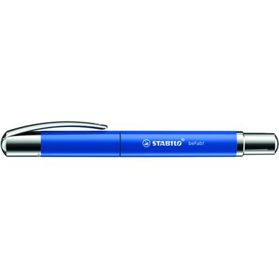 4006381551816-STABILO beFab! - Roller encre bleue - 0,5 mm - corps large - bleu--1