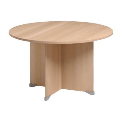 3483600784780-Table de réunion ronde JAZZ+ - 120 cm - Hêtre-Avant-0