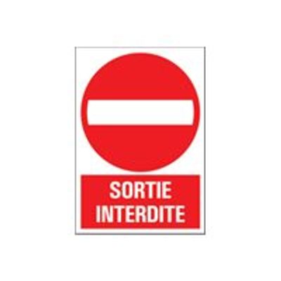 8711234129208-Pickup - Panneau Sortie interdite - 230 x 330 mm-Avant-0