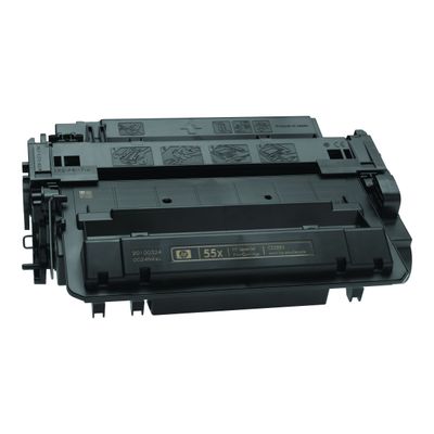 0885631277102-HP 55X - Pack de 2 - noir - cartouche laser d'origine-Angle gauche-1