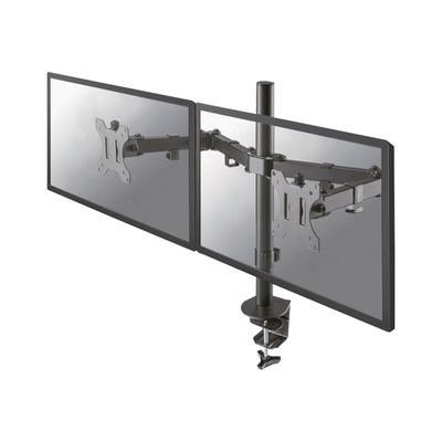 8717371446284-Neomounts by Newstar FPMA-D550D - Bras support pour 2 écrans jusqu'à 32" - fixation pince-Angle droit-0