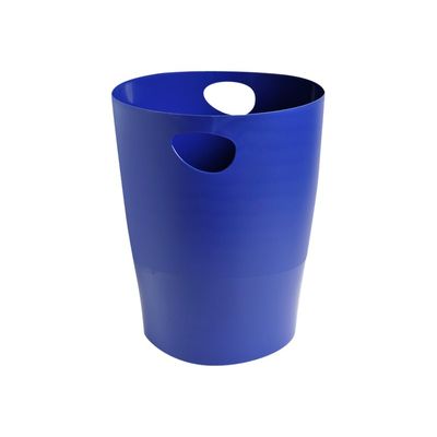 9002493037052-Exacompta Ecobin - Corbeille à papier 15L - bleu nuit-Angle droit-0