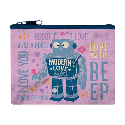 8051122264247-Legami - Porte monnaie - motif robot-Avant-0