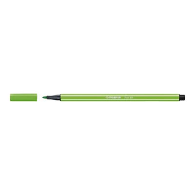 4006381574280-STABILO Pen 68 - Feutre pointe moyenne - vert pistache-Angle gauche-0