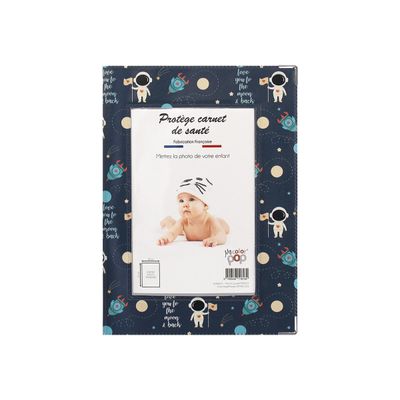 3700536116134-Color Pop - Protège carnet de santé enfant - Personnalisable - 16 x 22 cm - Différents motifs d-Avant-0