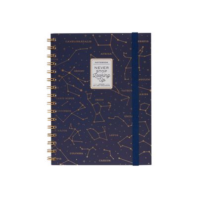 8051739307177-Legami - Carnet de notes spiralé A5 - stars-Avant-0