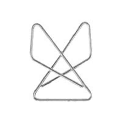 3173740116571-Sign - 100 Trombones attache-lettres géants - 47 x 60 mm - acier nickelé-Avant-0