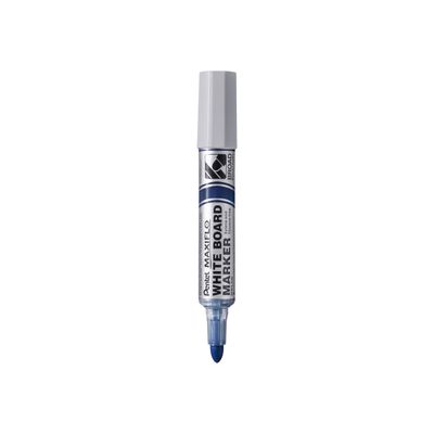884851047960-Pentel MAXIFLO - Marqueur effaçable - pointe ogive ultra large - bleu-Angle gauche-1