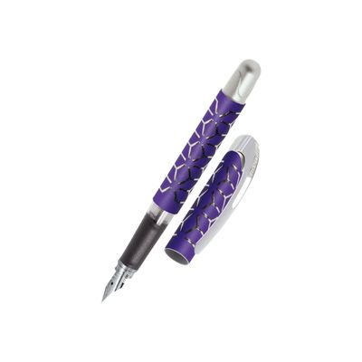 4014421125194-Online College Style - Stylo plume - violet/argent-Angle gauche-0