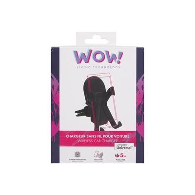 3571211391074-BigBen WOW - support voiture pour smartphone avec chargeur à induction-Avant-2