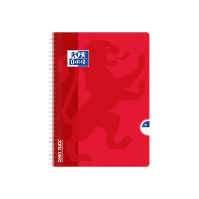 3020121072875-Oxford Openflex - Cahier polypro à spirale A4 (21x29,7 cm) - 180 pages - grands carreaux (Seyes) - disponible dans-Avant-6