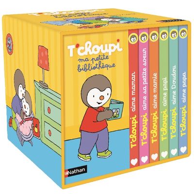 9782092577158-Ma Petite Bibliothèque T'Choupi (6 petits livres)--0