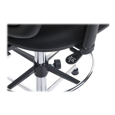 3701338800788-Siège technique TANET - fauteuil haut - hauteur réglable jusqu'à 71 cm - accoudoirs règlable en hauteur - repose-pieds -Gros plan-7