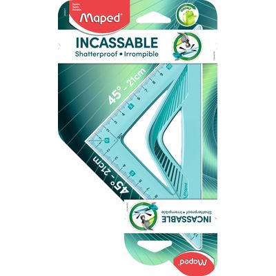 3154142444219-Maped - Équerre plastique 21 cm - 45° - incassable--0