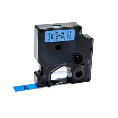 5411313450164-Dymo D1 - Ruban d'étiquettes auto-adhésives - 1 rouleau (12 mm x 7 m) - fond bleu écriture noire --1