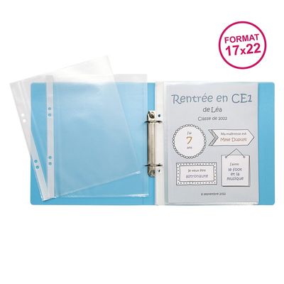 3135251200101-Viquel - 10 Pochettes perforées - 17 x 22 cm - 5/100--2