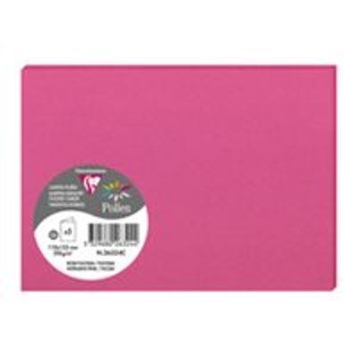 3329680263244-Pollen - folded postcards - lisse - 5 carte(s) - 110 x 155 mm - 210 g/m²-Avant-0