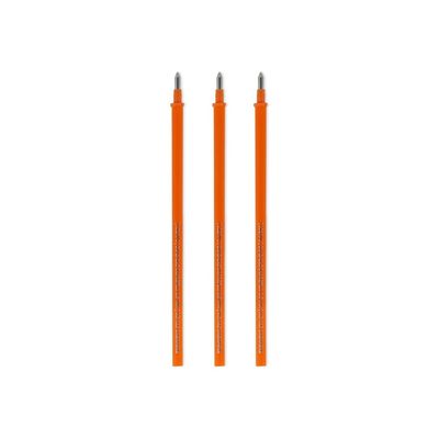8053610782967-Legami - Recharge pour stylo effaçable - orange (pack de 3)-Angle gauche-0