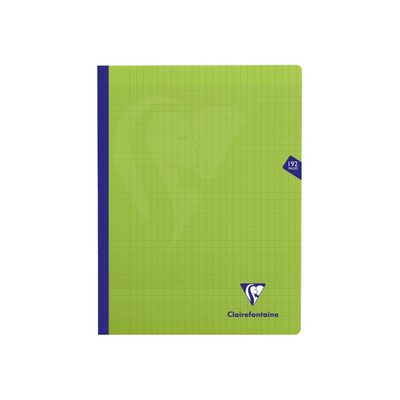 3329683093411-Clairefontaine Mimesys - Cahier polypro 24 x 32 cm - 192 pages - grands carreaux (Seyes) - disponible dans-Avant-2