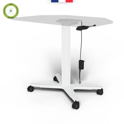 3760350282248-Bureau ELLIOT L70 - pieds blanc - plateau imitation chêne--2