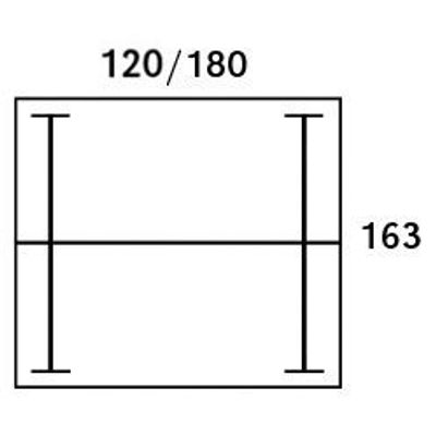 0404000121688-Bureau Bench IRIS - L140 cm - Plan de départ - Pieds blanc - plateau imitation Chêne clair--5