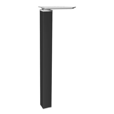 3253310164826-Bureau Vague EXPRIM - L140 cm - Retour gauche - Plateau imitation Erable - Pieds carbone--1