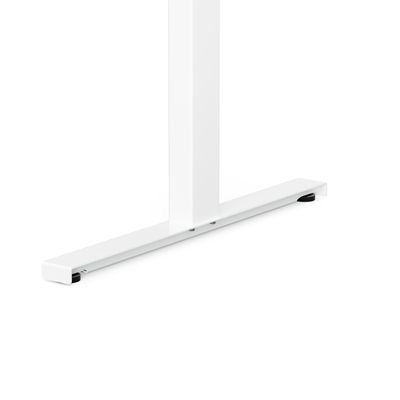 3760350281128-Bureau électrique UGO - L160x80cm - pieds blancs - plateau blanc laqué--5