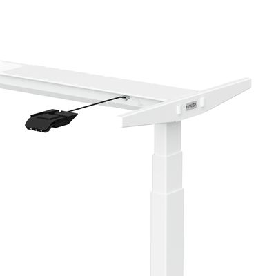 3760350281128-Bureau électrique UGO - L160x80cm - pieds blancs - plateau blanc laqué--6