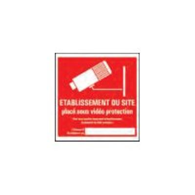 8711234376428-Pickup - Pictogramme - Site sous vidéoprotection - 150 x 150 mm-Avant-0