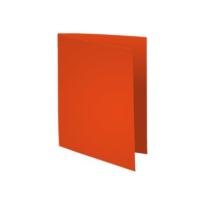 3288581601077-Exacompta Flash - 5 Paquets de 100 Chemises - 220 gr - orange-Angle droit-1