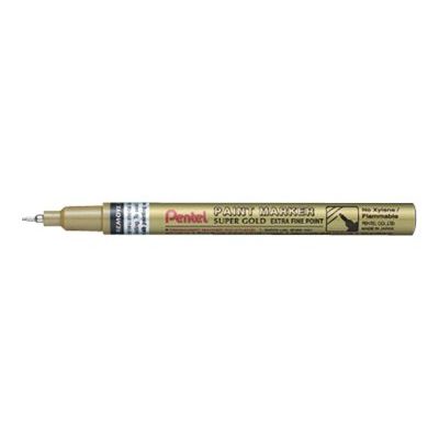 2012349371039-Pentel Paint - Marqueur permanent - pointe extra fine - argent-Angle gauche-1